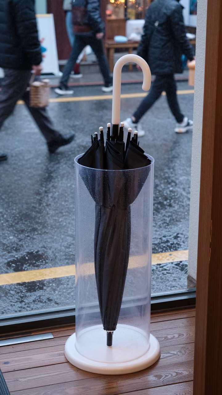 Umbrella Stand in Busan in in Busan, South Korea