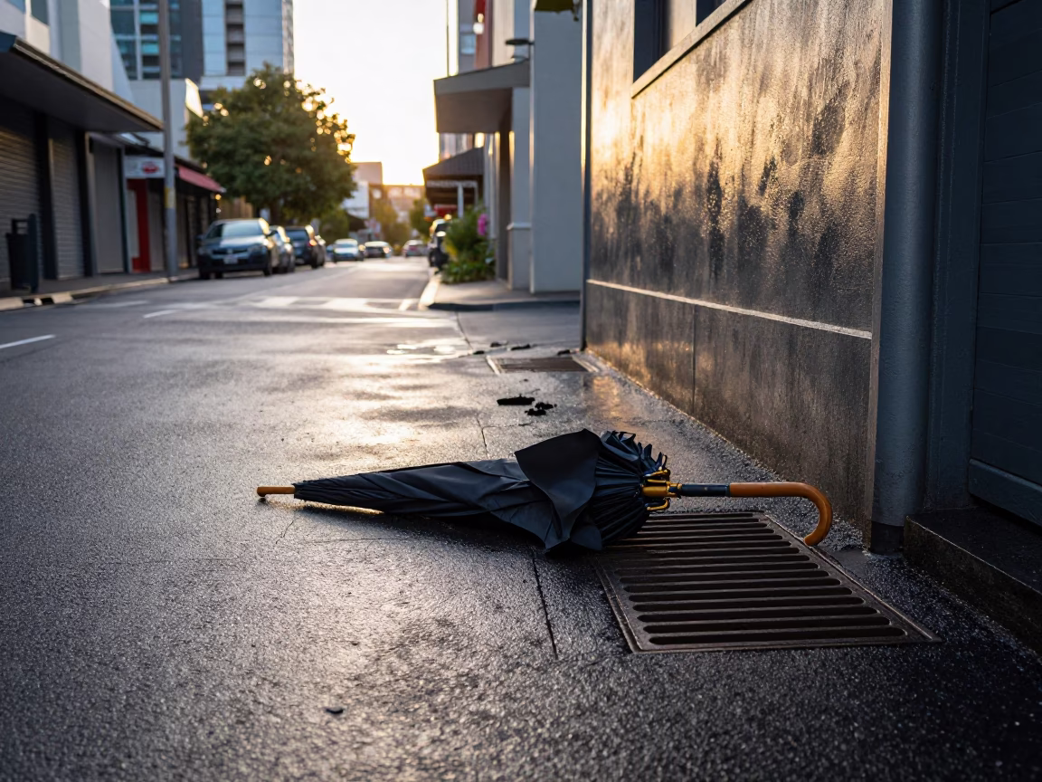 Umbrella Stand in Melbourne in in Melbourne, Victoria, Australia