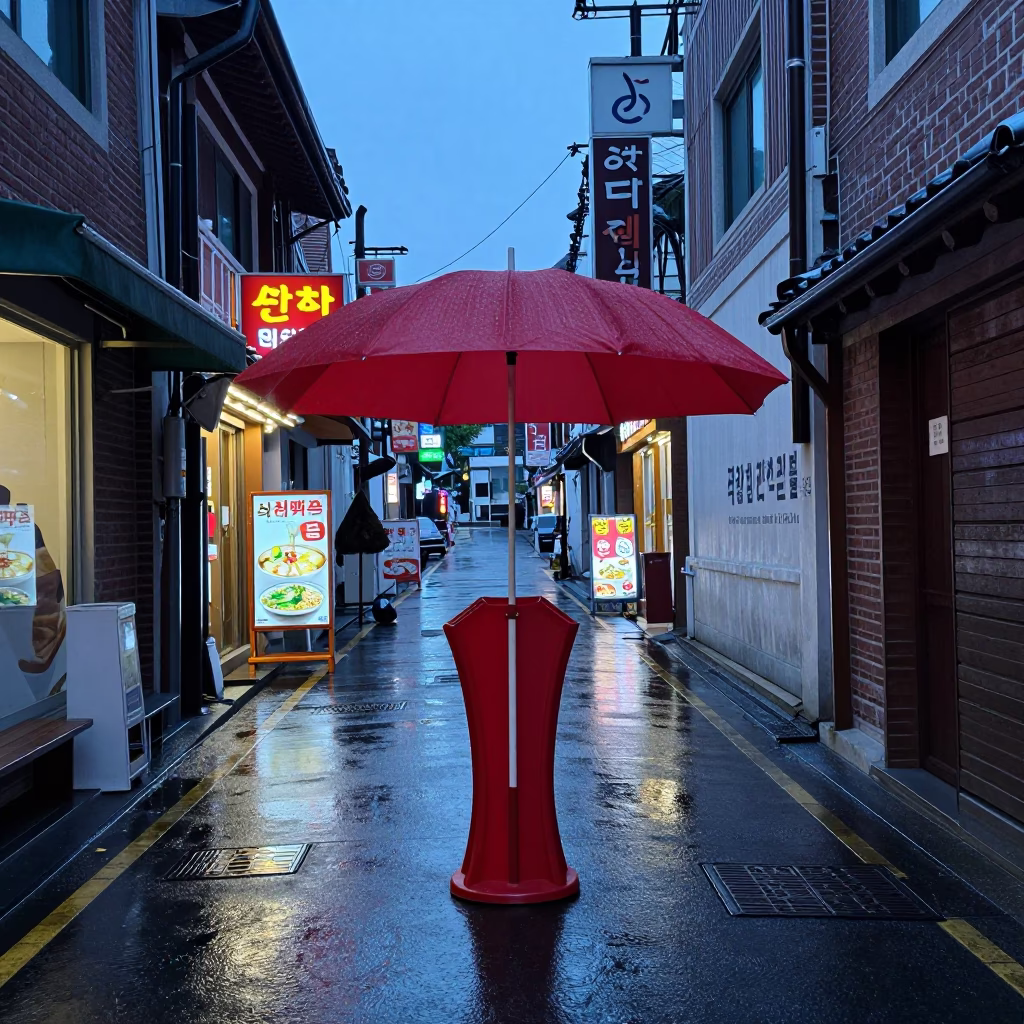 Umbrella Stand in Seoul in in Seoul, South Korea