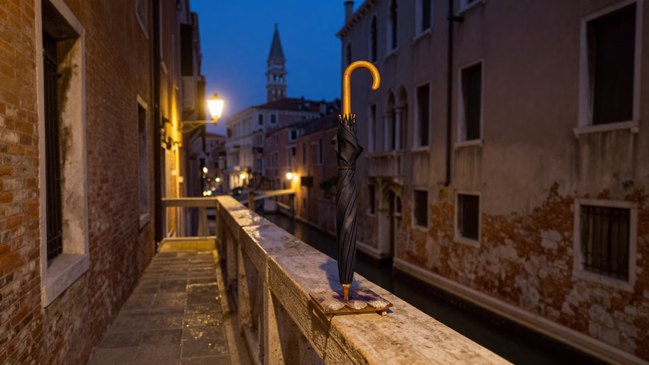 Umbrella Stand in Venice in in Venice, Italy