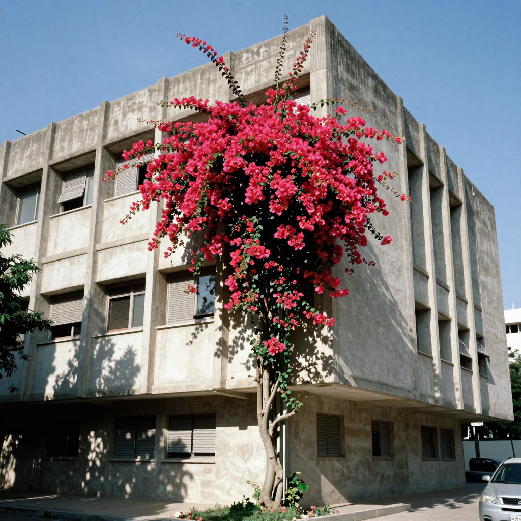 University Building in Beirut at Midday Light in in Beirut, Lebanon