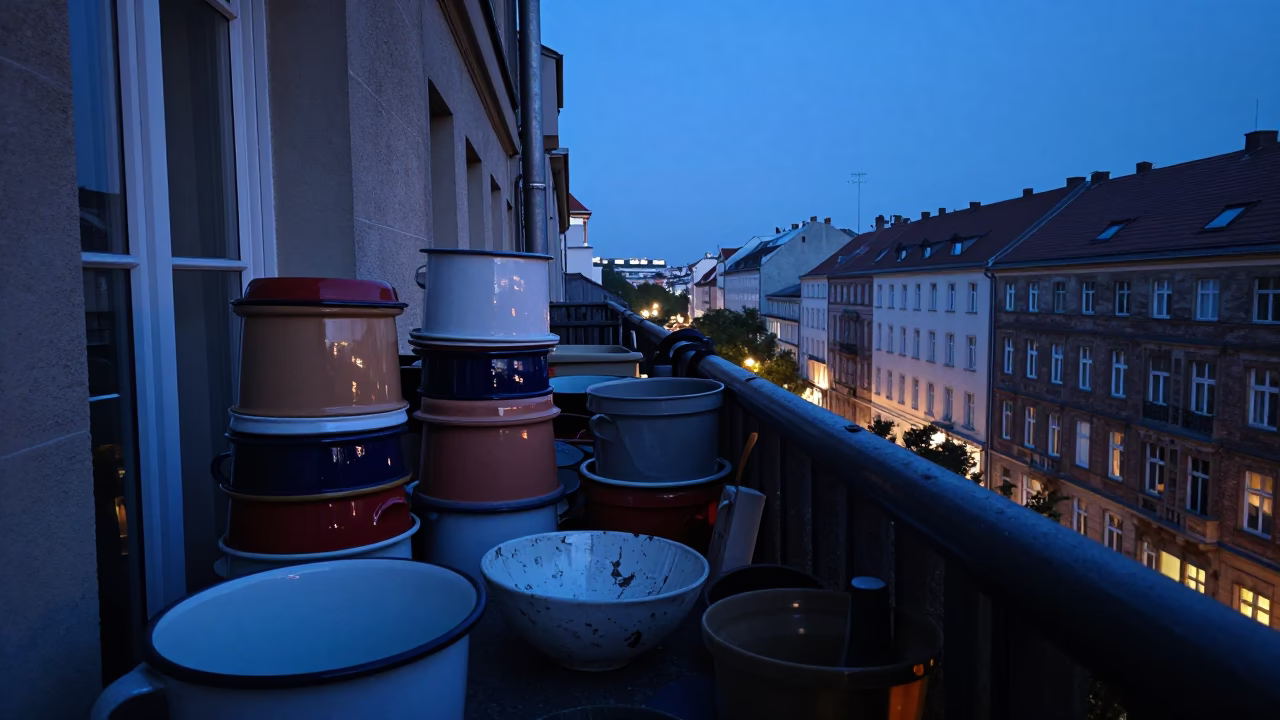 Urban Balcony in Berlin in in Berlin, Germany