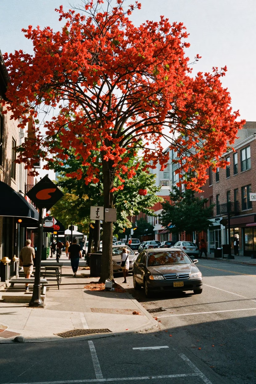 Urban Detail in Toronto at The Early Afternoon Light in in Toronto, Ontario, Canada