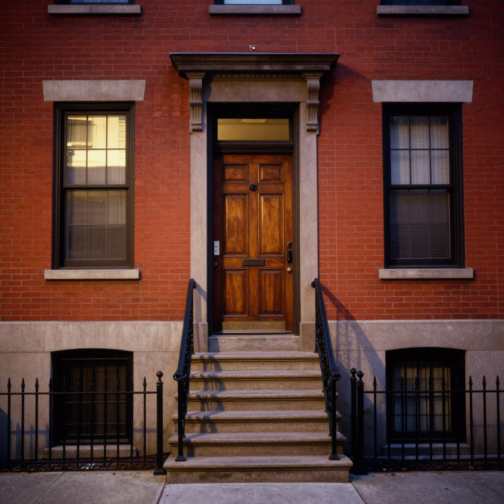 Urban Details in Philadelphia at The Early Evening Light in in Philadelphia, Pennsylvania, United States