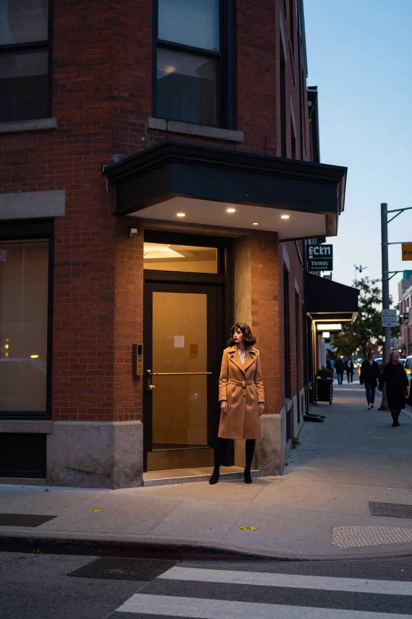 Urban Details in Toronto at The Early Evening Light in in Toronto, Ontario, Canada