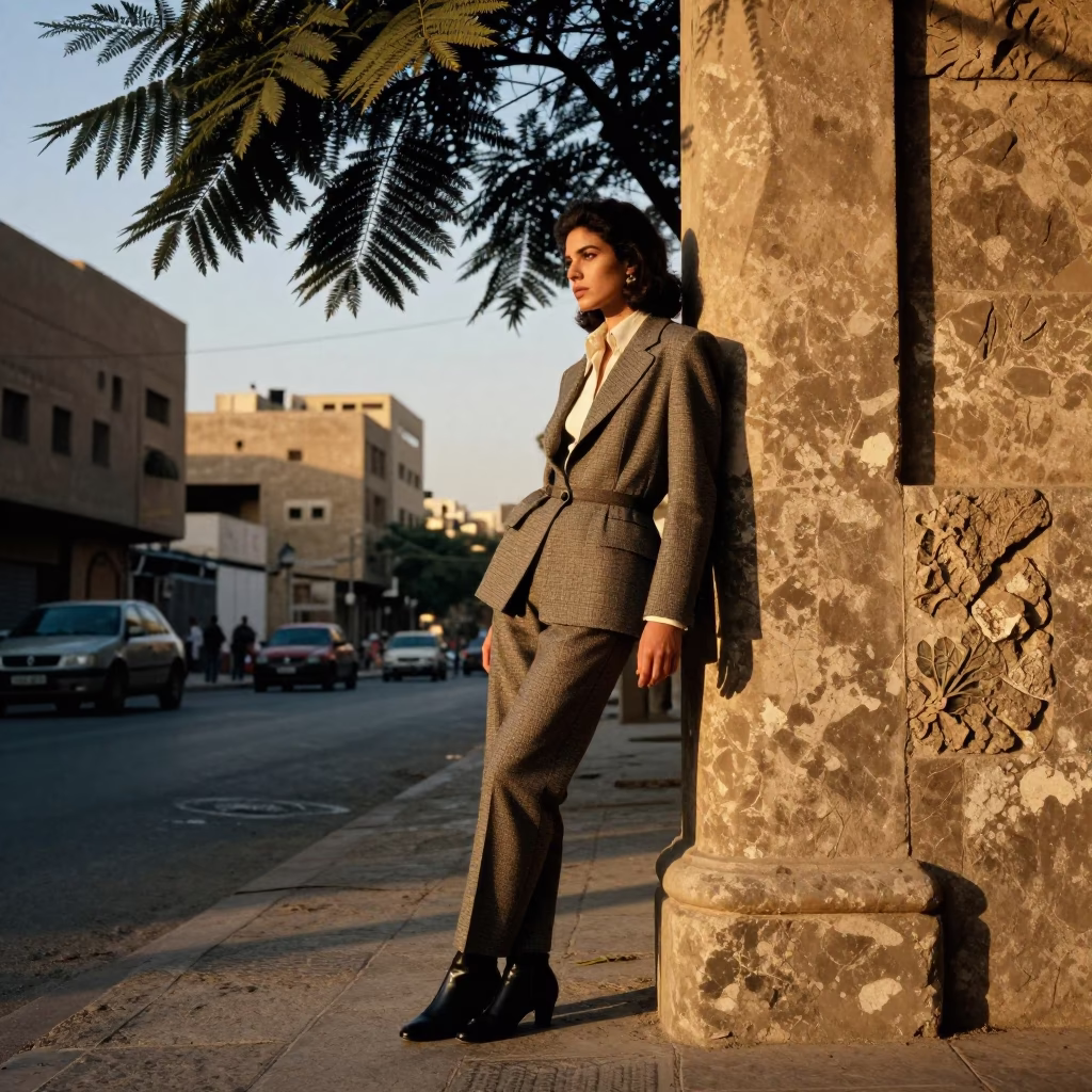 Urban Life at Golden Hour in Cairo in in Cairo, Egypt