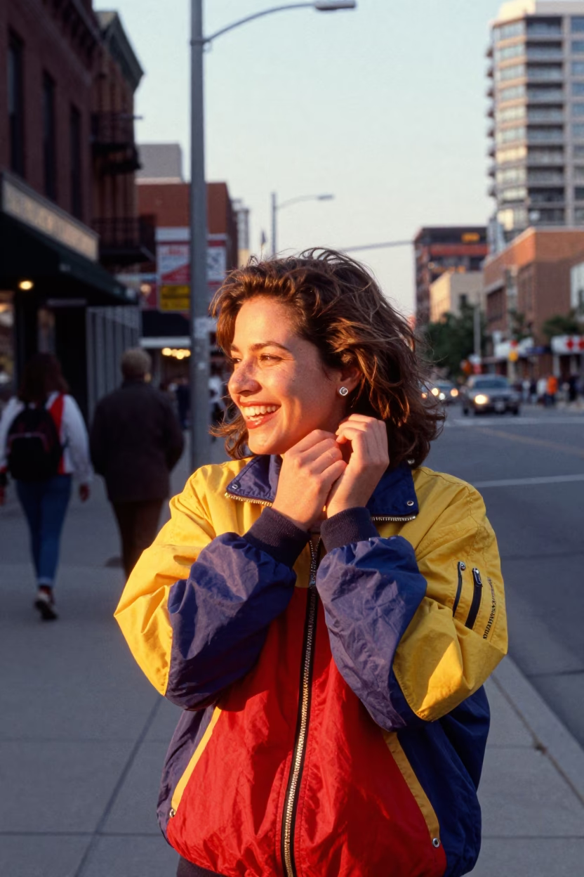 Urban Life in Toronto at Golden Hour in in Toronto, Ontario, Canada
