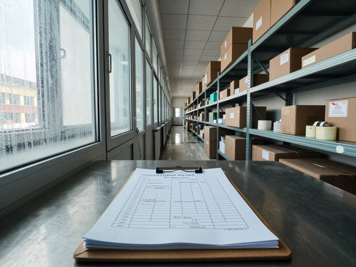 Urumqi Dispatch Clipboard with Infinite Corridor in inside a dispatch office above the dock near Urumqi