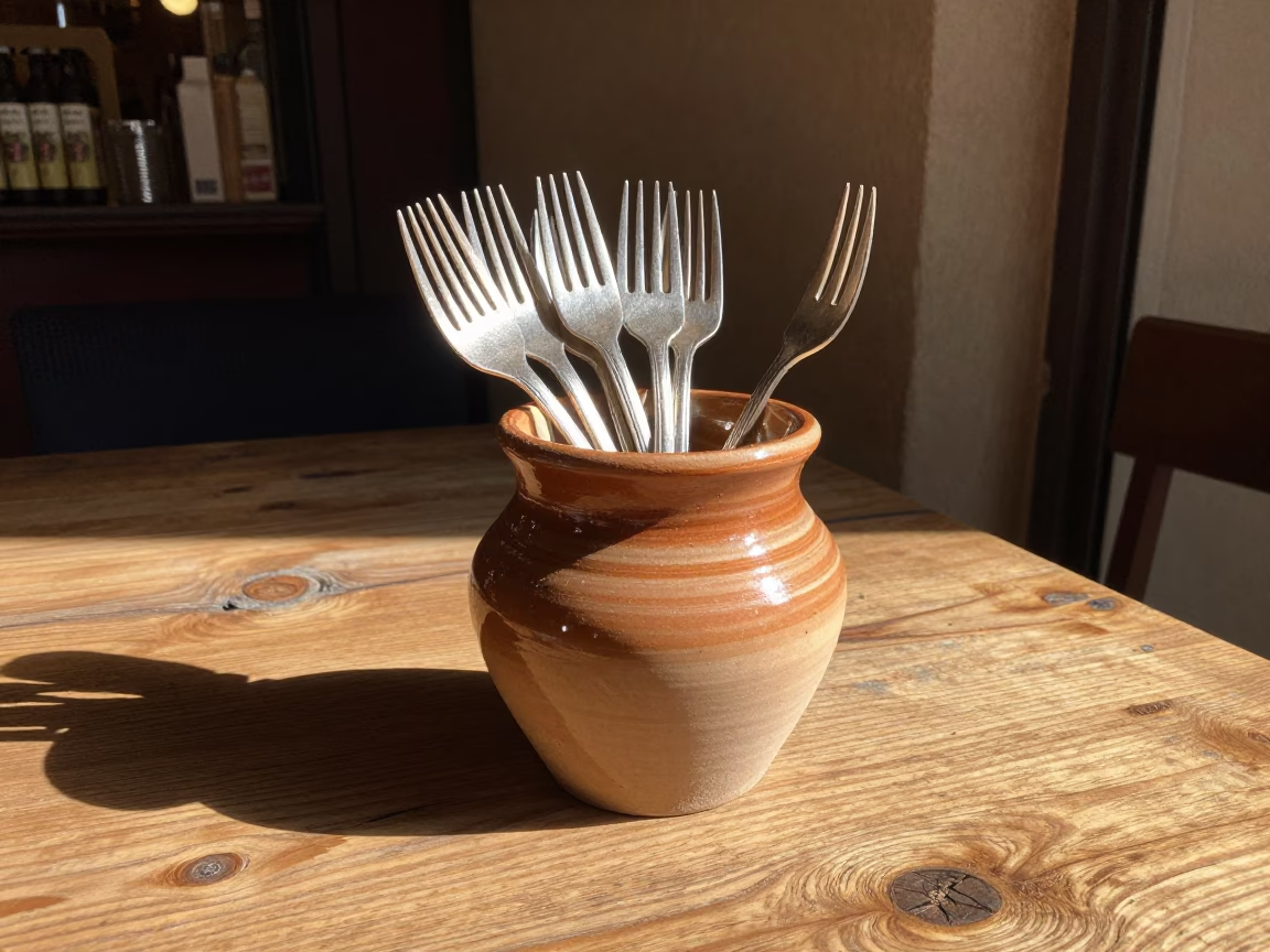 Utensil Crock in Bologna in in Bologna, Italy