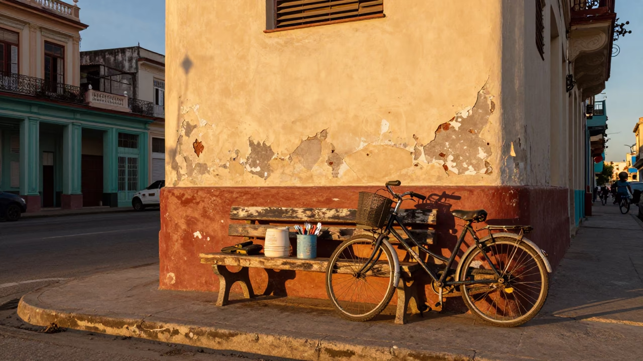 Utensil Crock in Havana in in Havana, Cuba