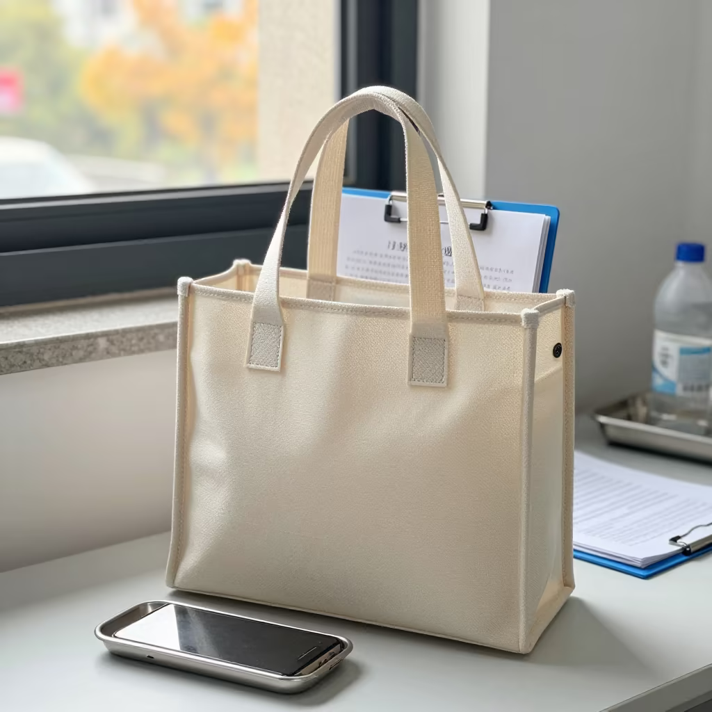 Vaccine Consent Tote on Nurse Station Desk in at a nurse station work surface in Jinli, Chengdu