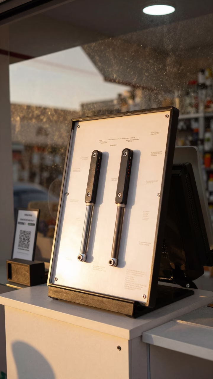 Vacuum Belt Board in N'Djamena Storefront in inside a storefront prepared for opening near N'Djamena