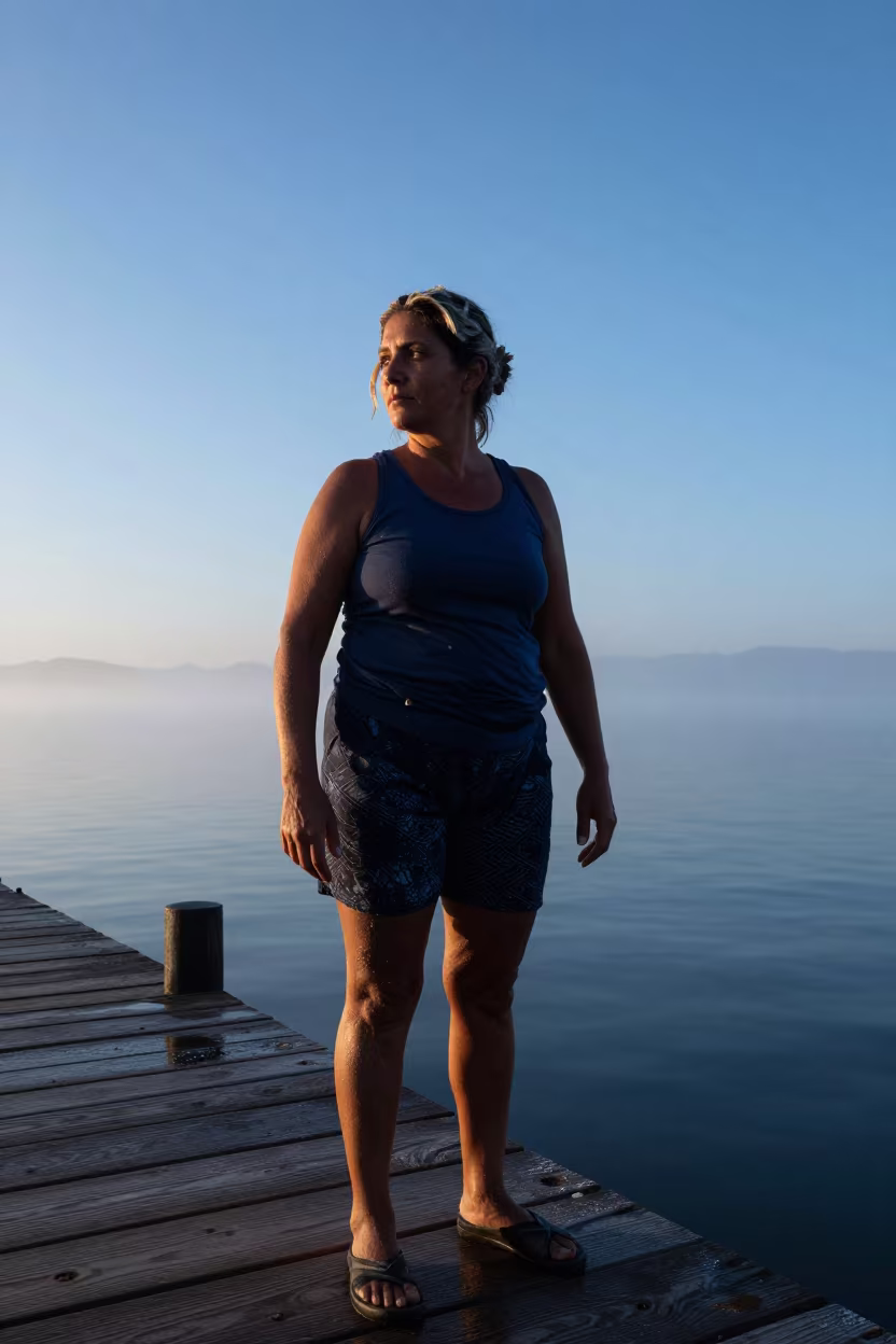 Valencia Fisherwoman Dawn Portrait Salt Hair in near Valencia