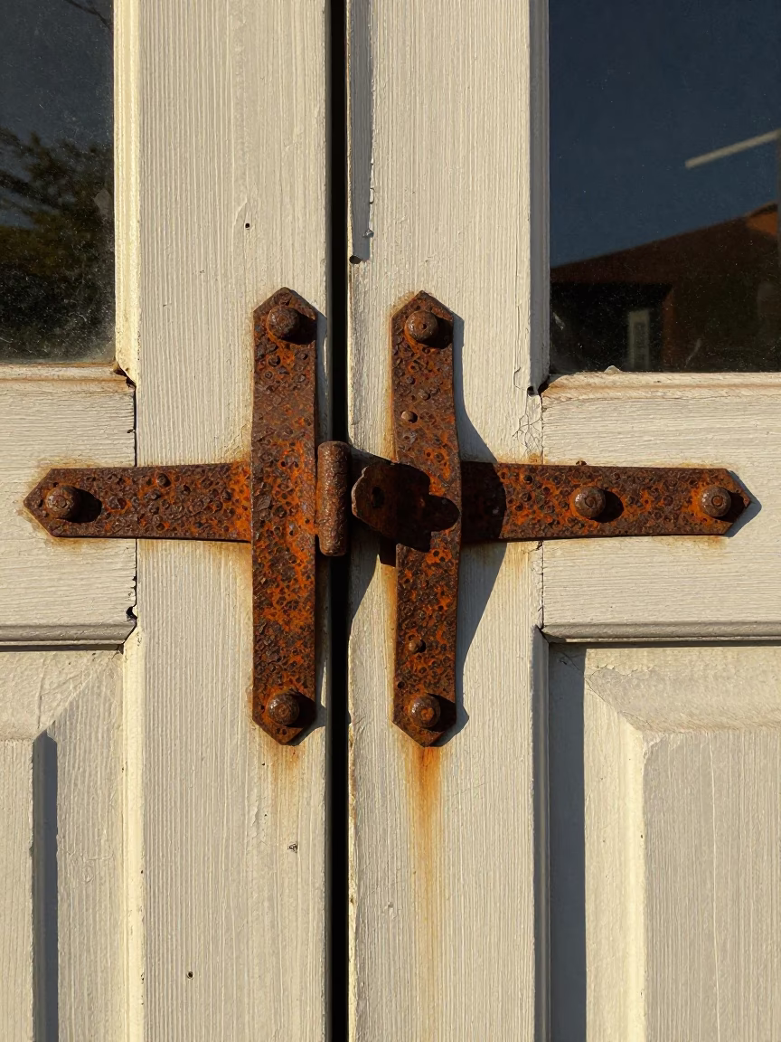 Valparaiso Iron Door Hinges in in Valparaiso, Chile
