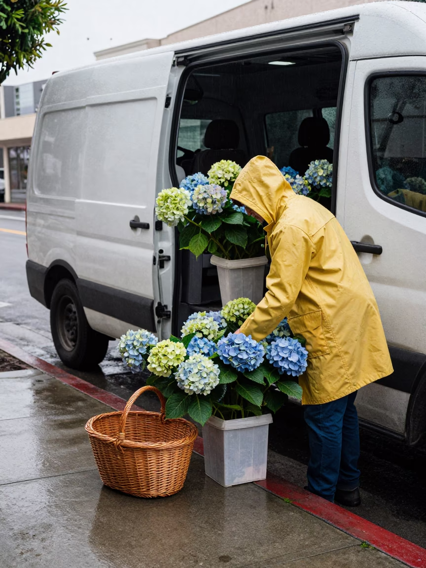 Van in Los Angeles in in Los Angeles, California, United States