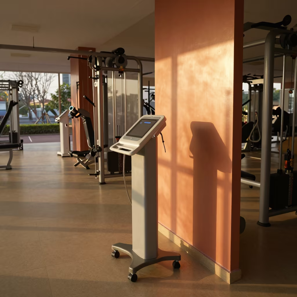 Vein Finder Stand in Rehab Gym Light in inside a rehabilitation gym in Can Tho