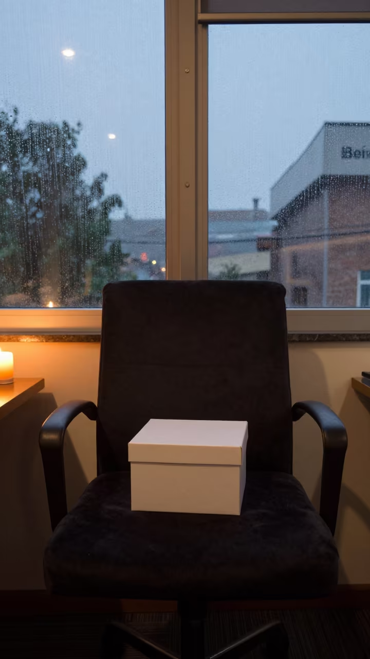 Velvet Chair Investor Tent Card Belem Evening in on a velvet chair near Belem