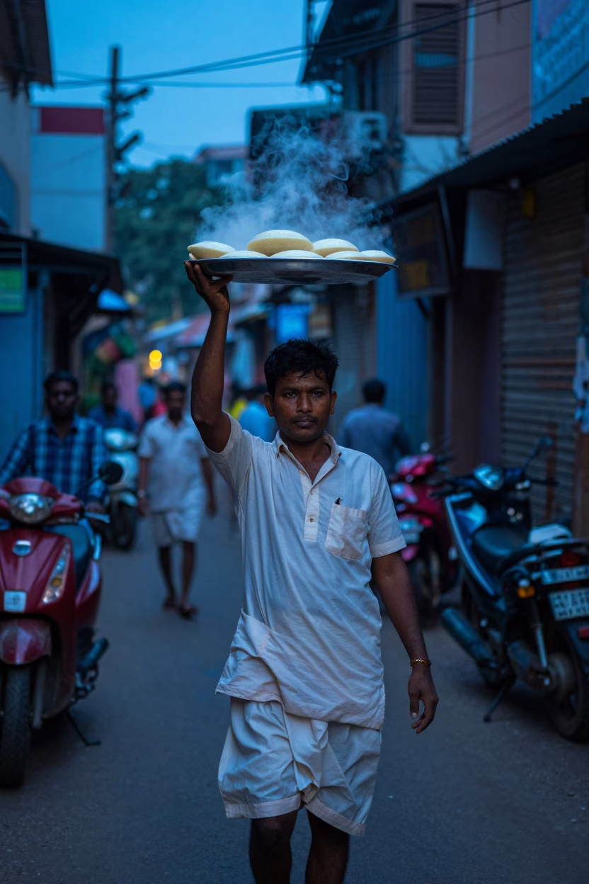 Vendor at Blue Hour in Hyderabad in in Hyderabad, India