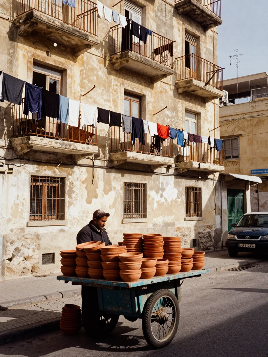 Vendor Cart in Alexandria in in Alexandria, Egypt