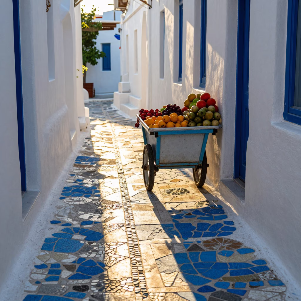 Vendor Cart in Athens in in Athens, Greece