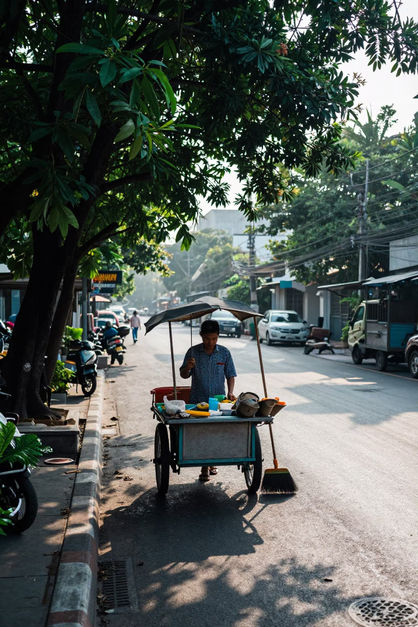Vendor Cart in Bangkok in in Bangkok, Thailand