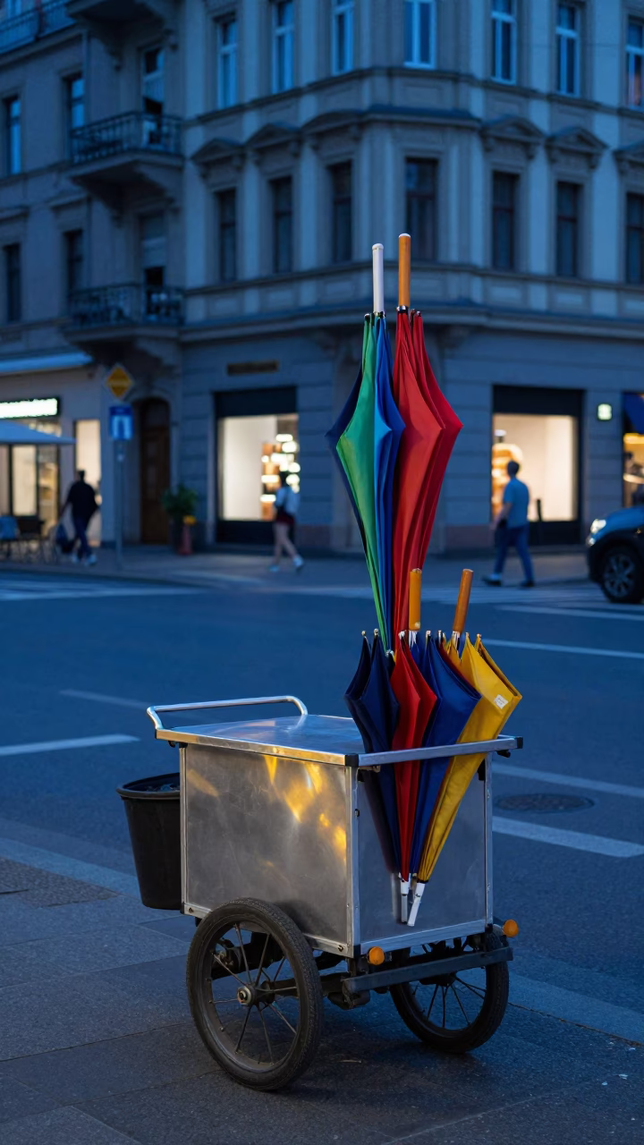 Vendor Cart in Berlin in in Berlin, Germany