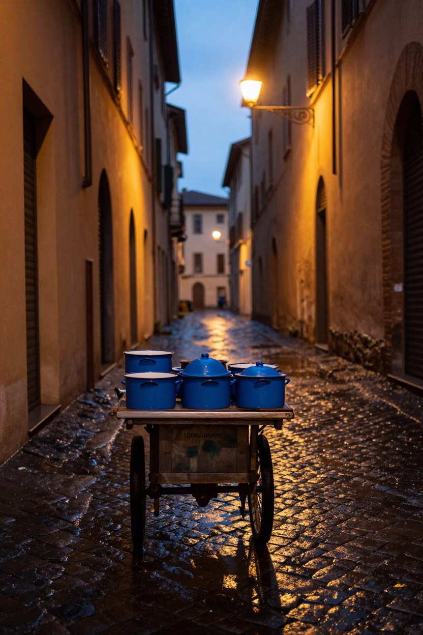 Vendor Cart in Bologna in in Bologna, Italy