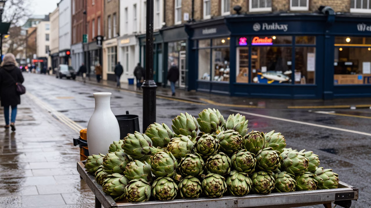 Vendor Cart in Bristol in in Bristol, United Kingdom