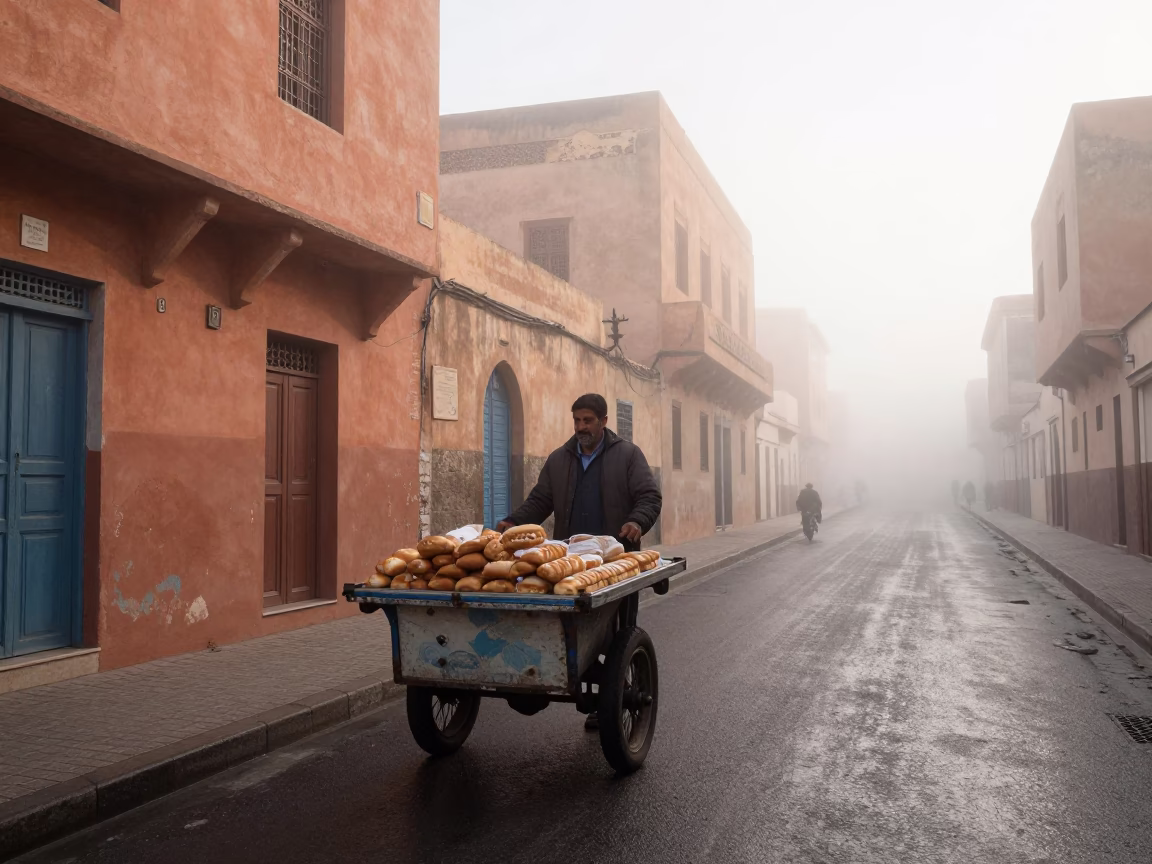 Vendor Cart in Casablanca in in Casablanca, Morocco