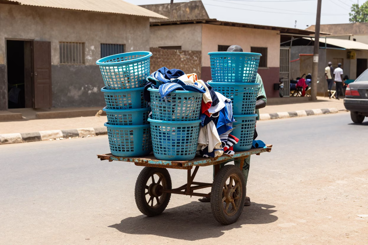 Vendor Cart in Dakar in in Dakar, Senegal