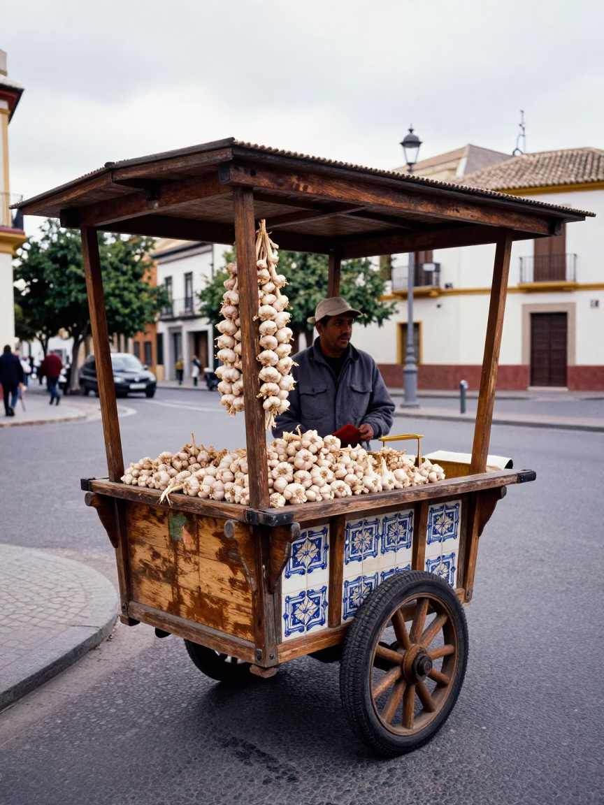 Vendor Cart in Granada in in Granada, Spain