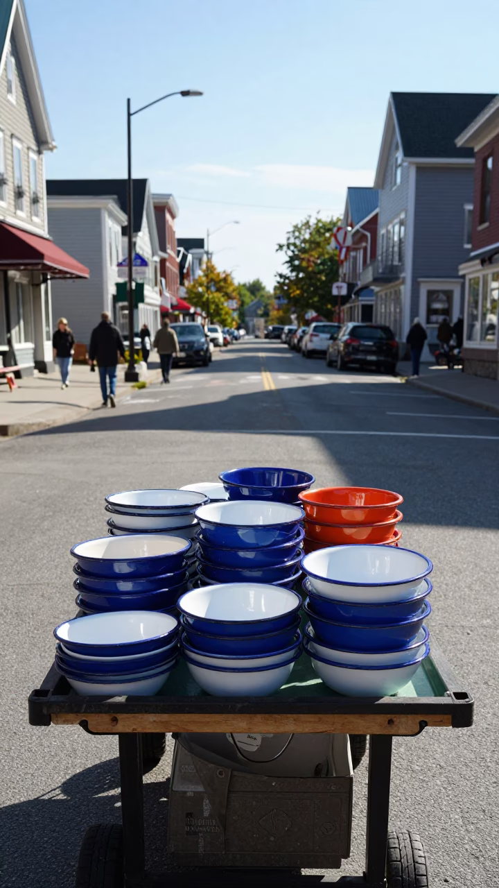 Vendor Cart in Halifax in in Halifax, Nova Scotia, Canada