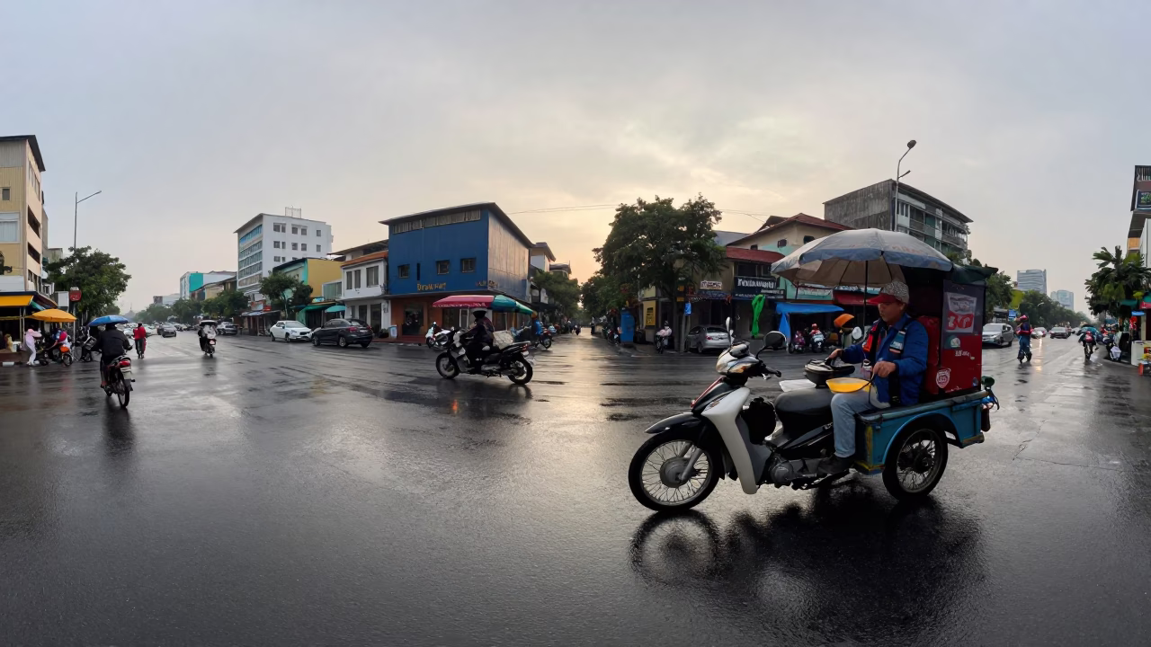 Vendor Cart in Ho Chi Minh City in in Ho Chi Minh City, Vietnam