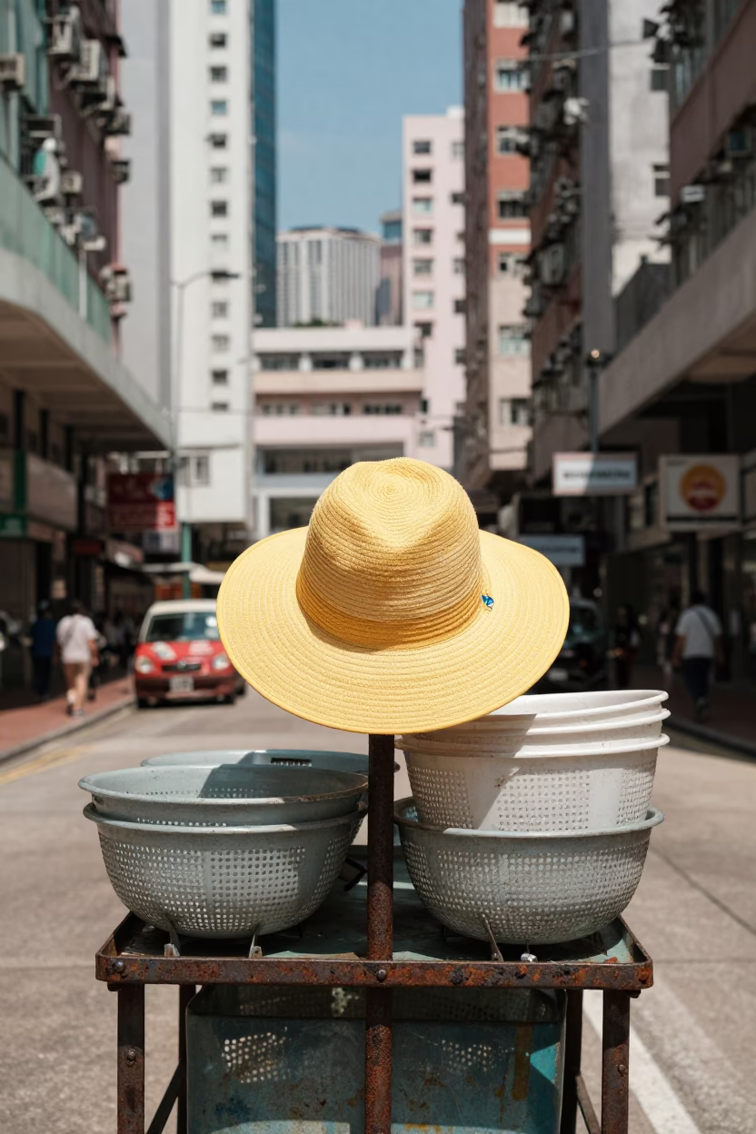 Vendor Cart in Hong Kong in in Hong Kong, Hong Kong