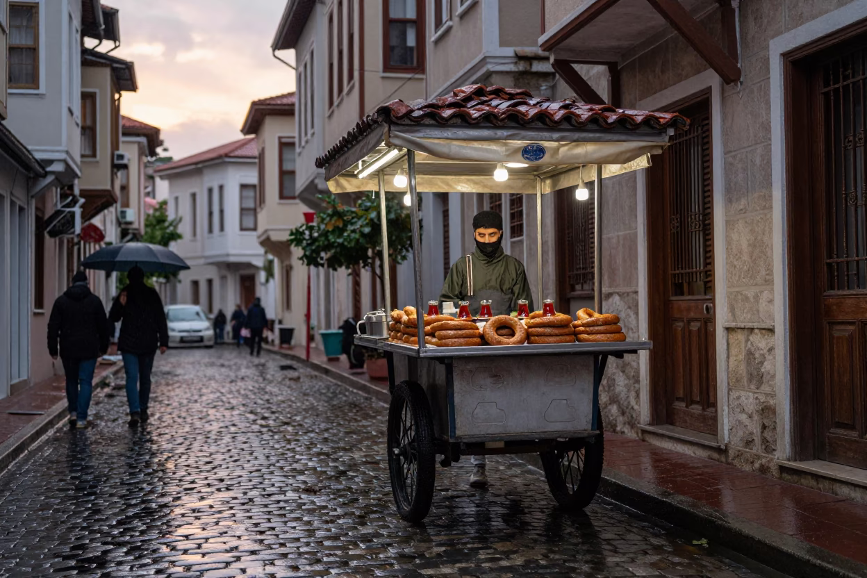 Vendor Cart in Istanbul in in Istanbul, Turkey