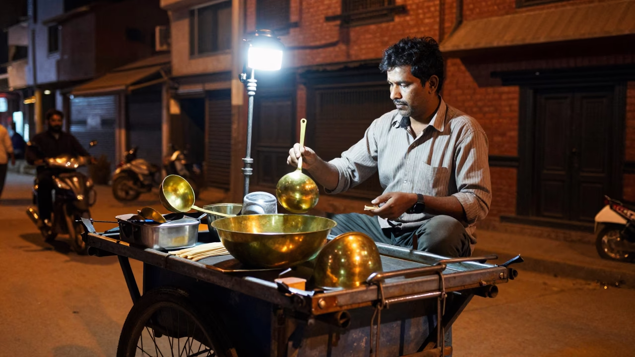Vendor Cart in Kathmandu in in Kathmandu, Nepal