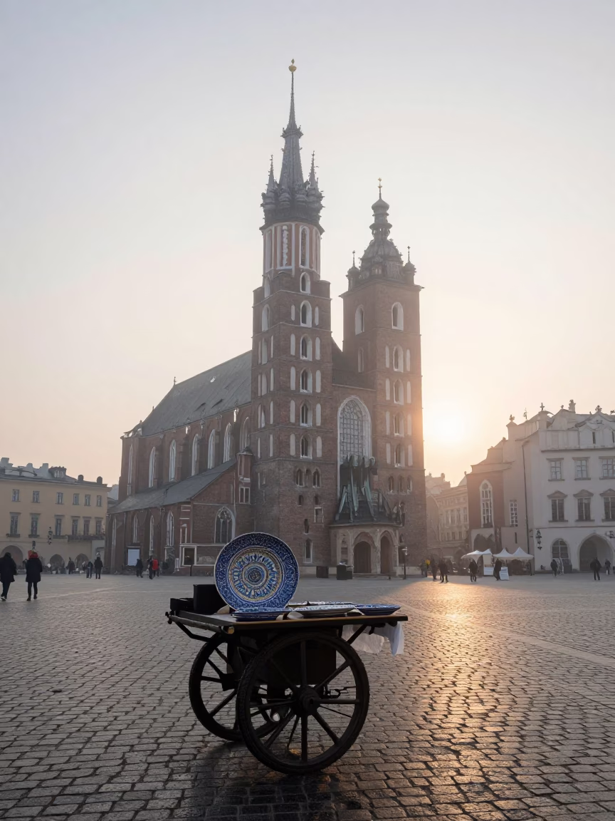 Vendor Cart in Krakow in in Krakow, Poland