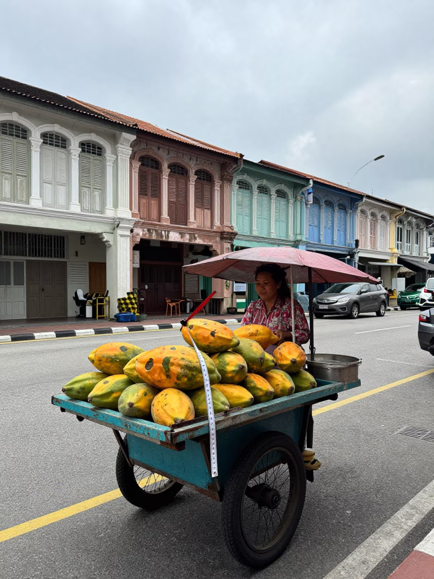Vendor Cart in Kuala Lumpur in in Kuala Lumpur, Malaysia
