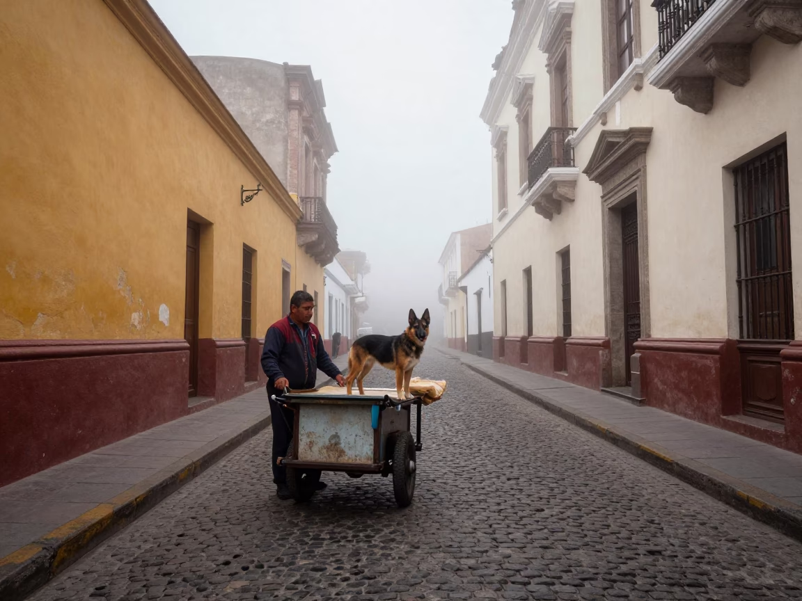 Vendor Cart in Lima in in Lima, Peru