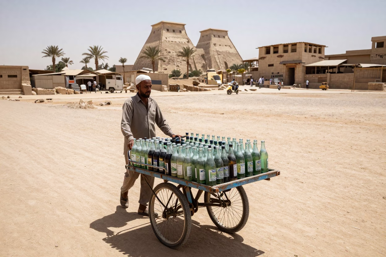 Vendor Cart in Luxor in in Luxor, Egypt
