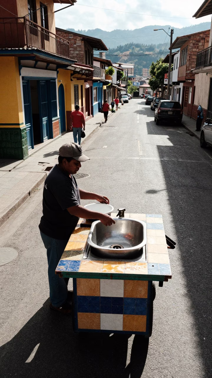 Vendor Cart in Medellin in in Medellin, Colombia
