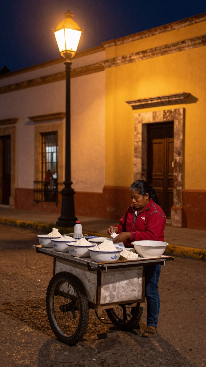 Vendor Cart in Merida in in Merida, Mexico