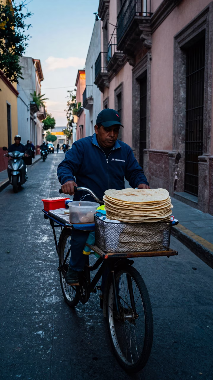 Vendor Cart in Mexico City in in Mexico City, Mexico