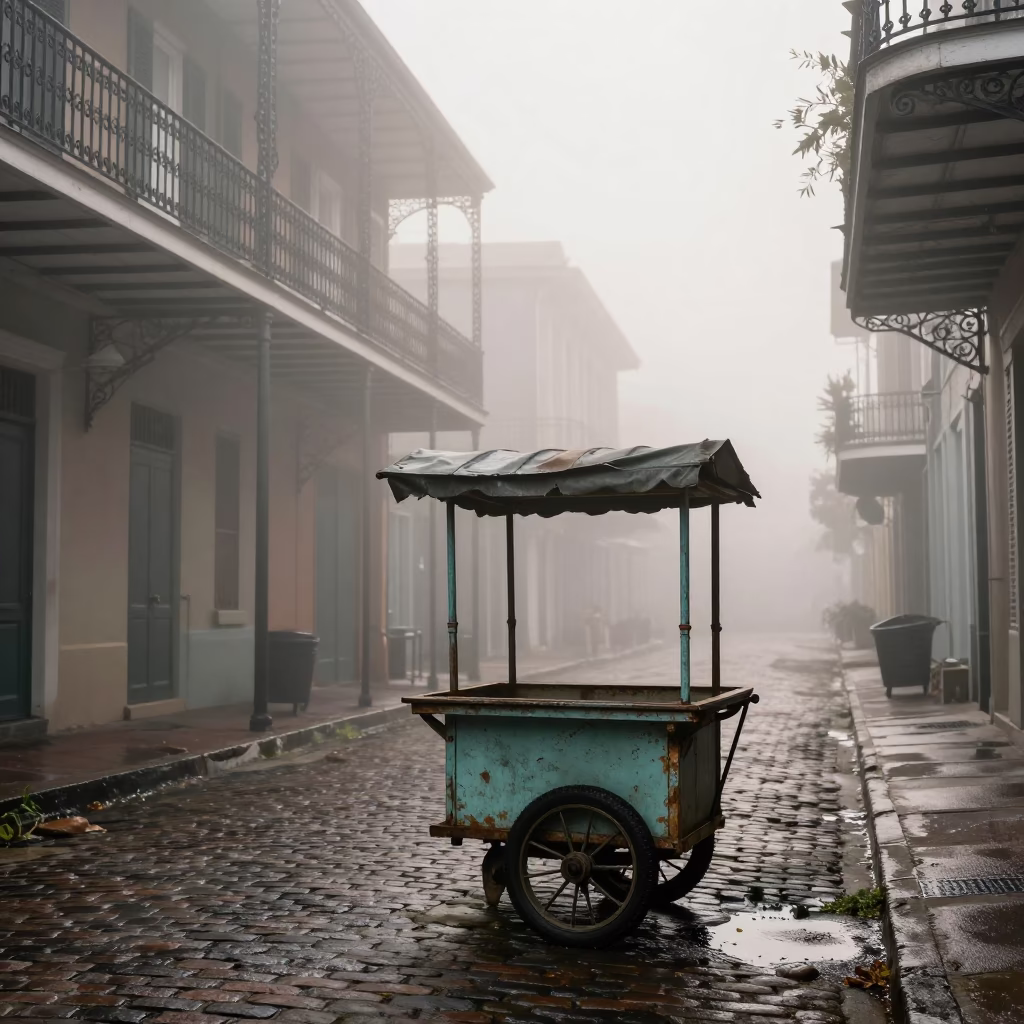 Vendor Cart in New Orleans in in New Orleans, Louisiana, United States