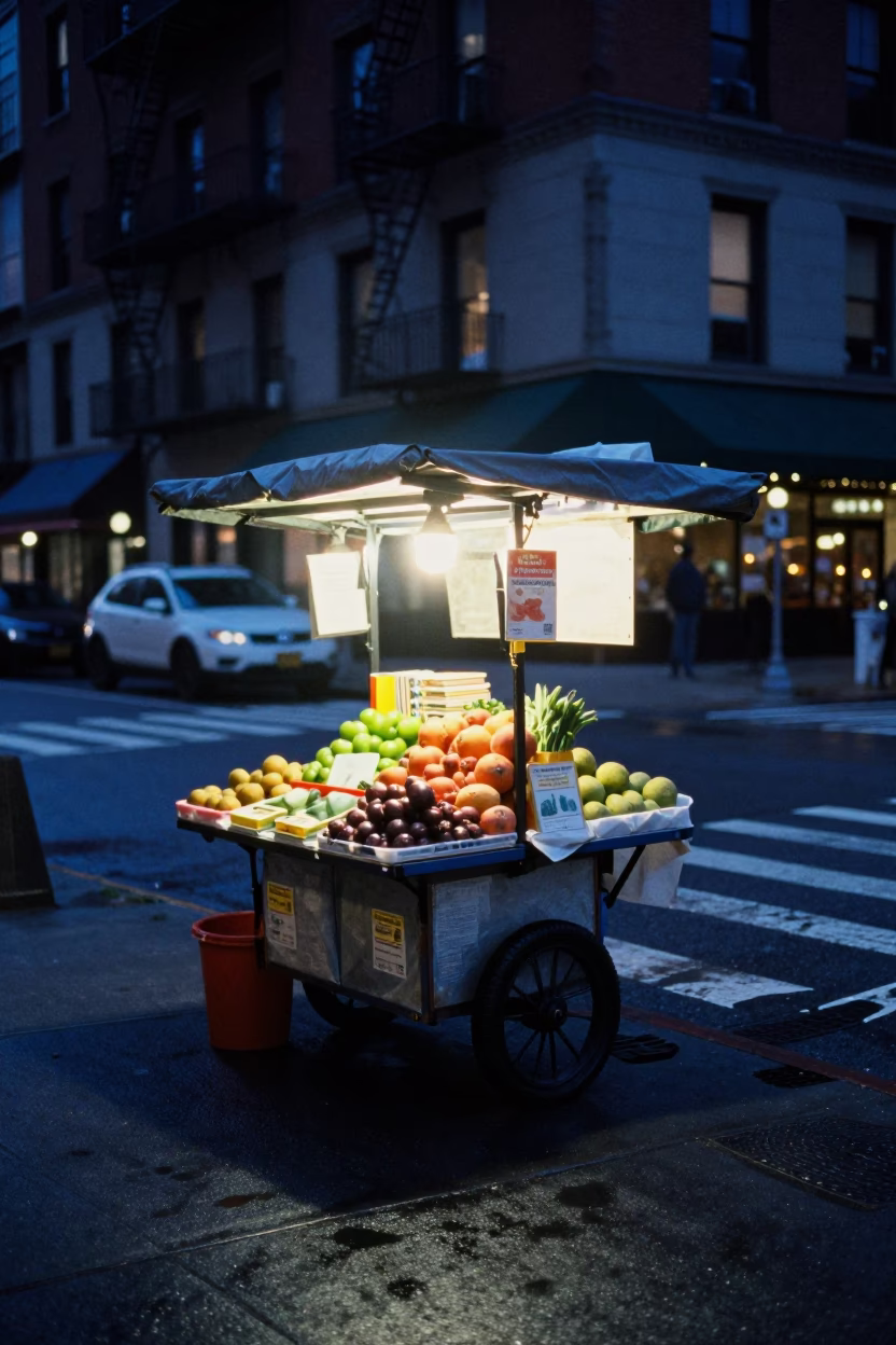 Vendor Cart in New York in in New York, New York, United States