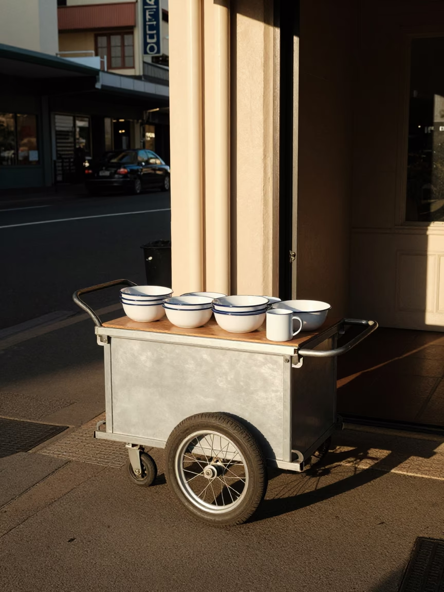 Vendor Cart in Perth in in Perth, Western Australia, Australia