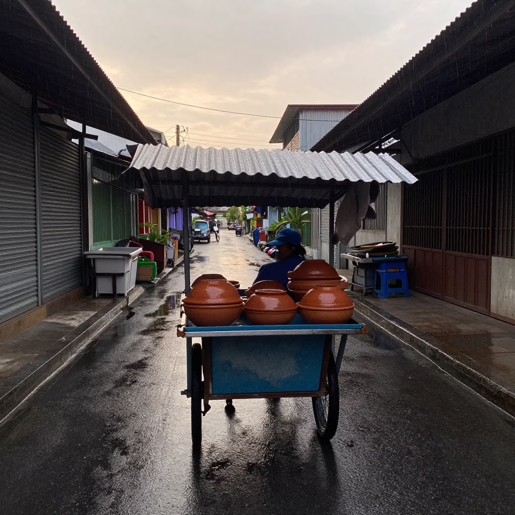 Vendor Cart in Phuket in in Phuket, Thailand