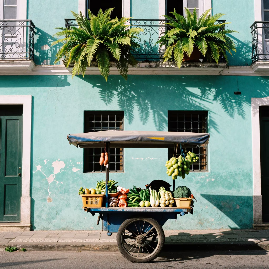 Vendor Cart in Rio De Janeiro in in Rio de Janeiro, Brazil