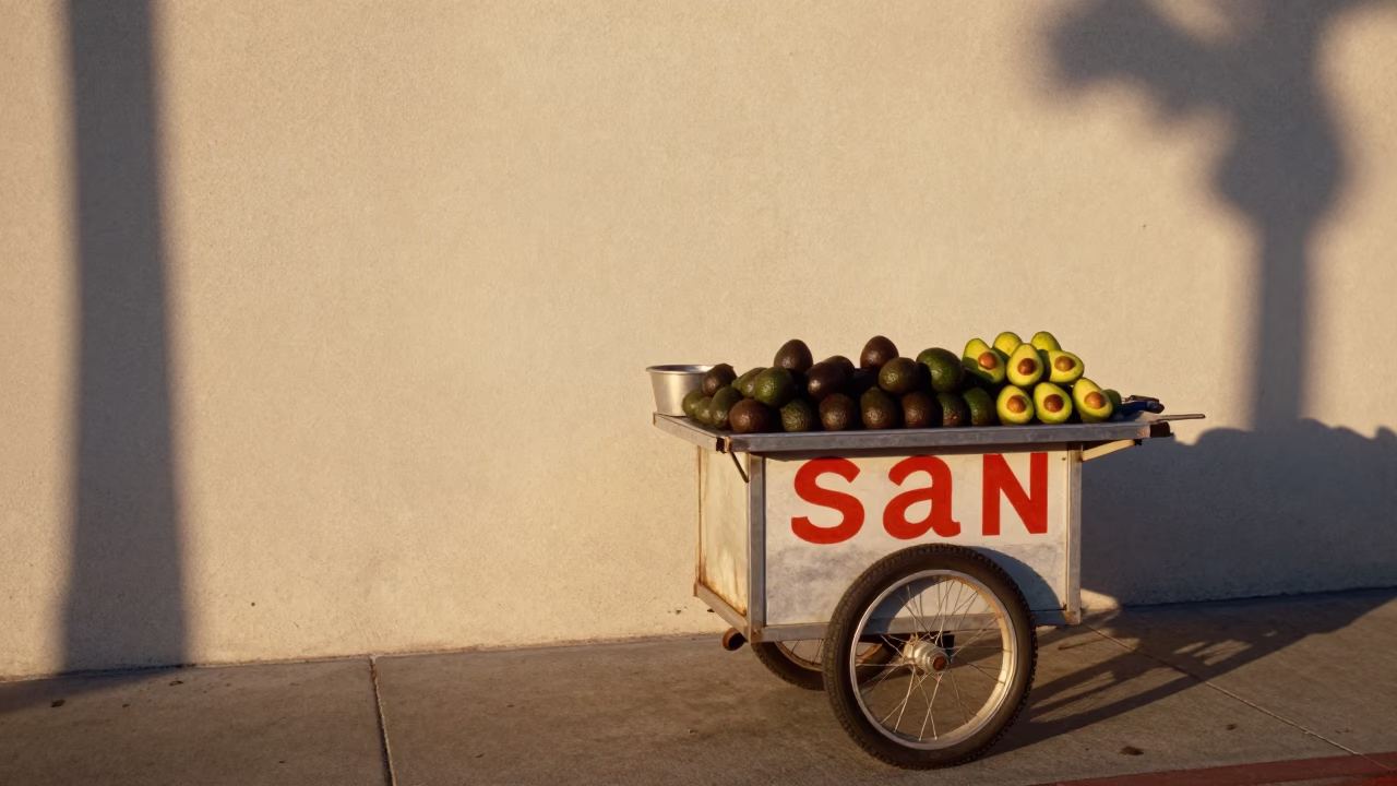 Vendor Cart in San Diego in in San Diego, California, United States