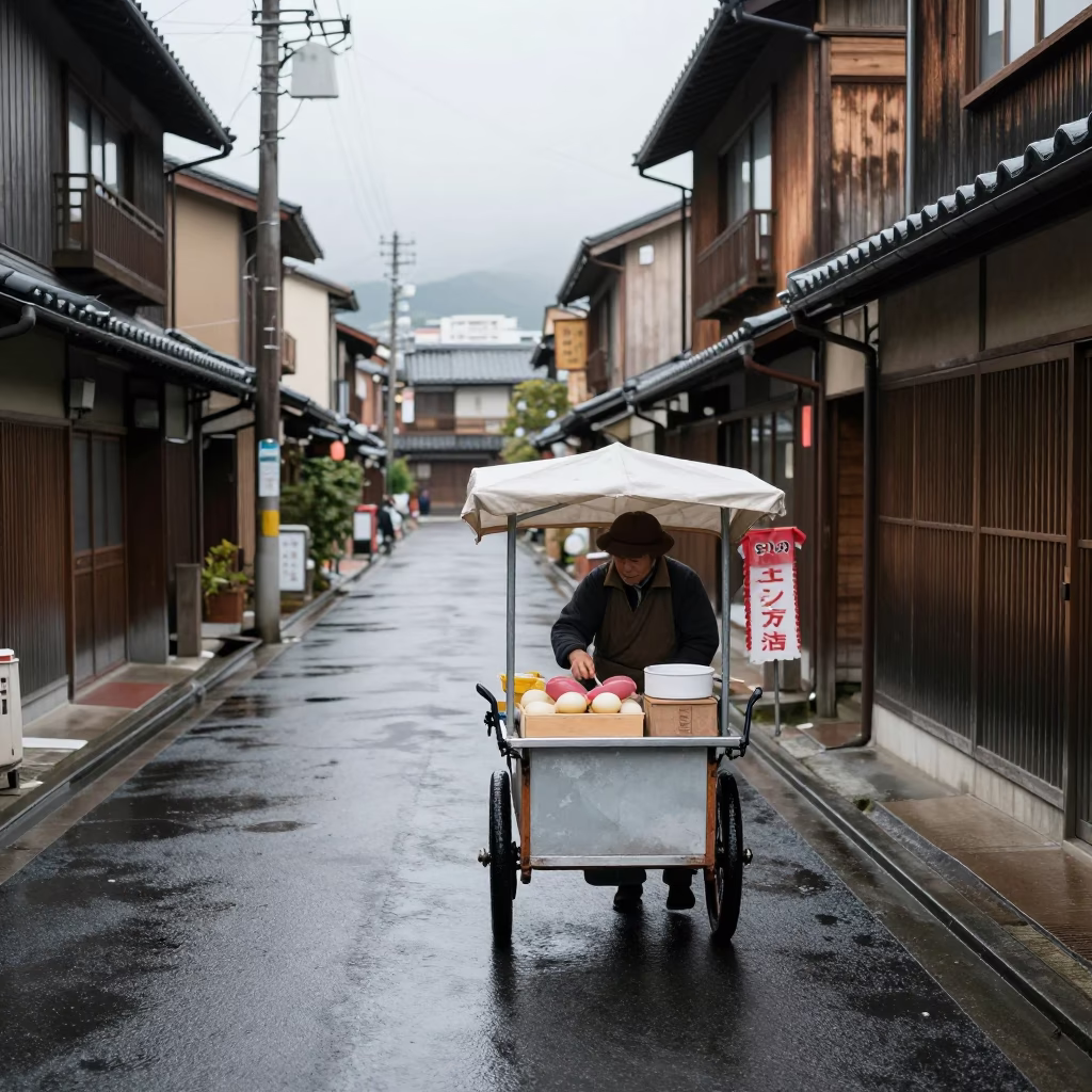 Vendor Cart in Sapporo in in Sapporo, Japan